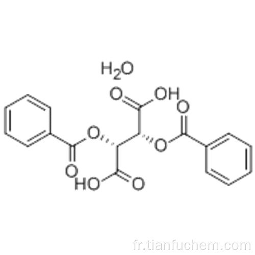 (-) - Acide dibenzoyl-L-tartrique monohydraté CAS 62708-56-9